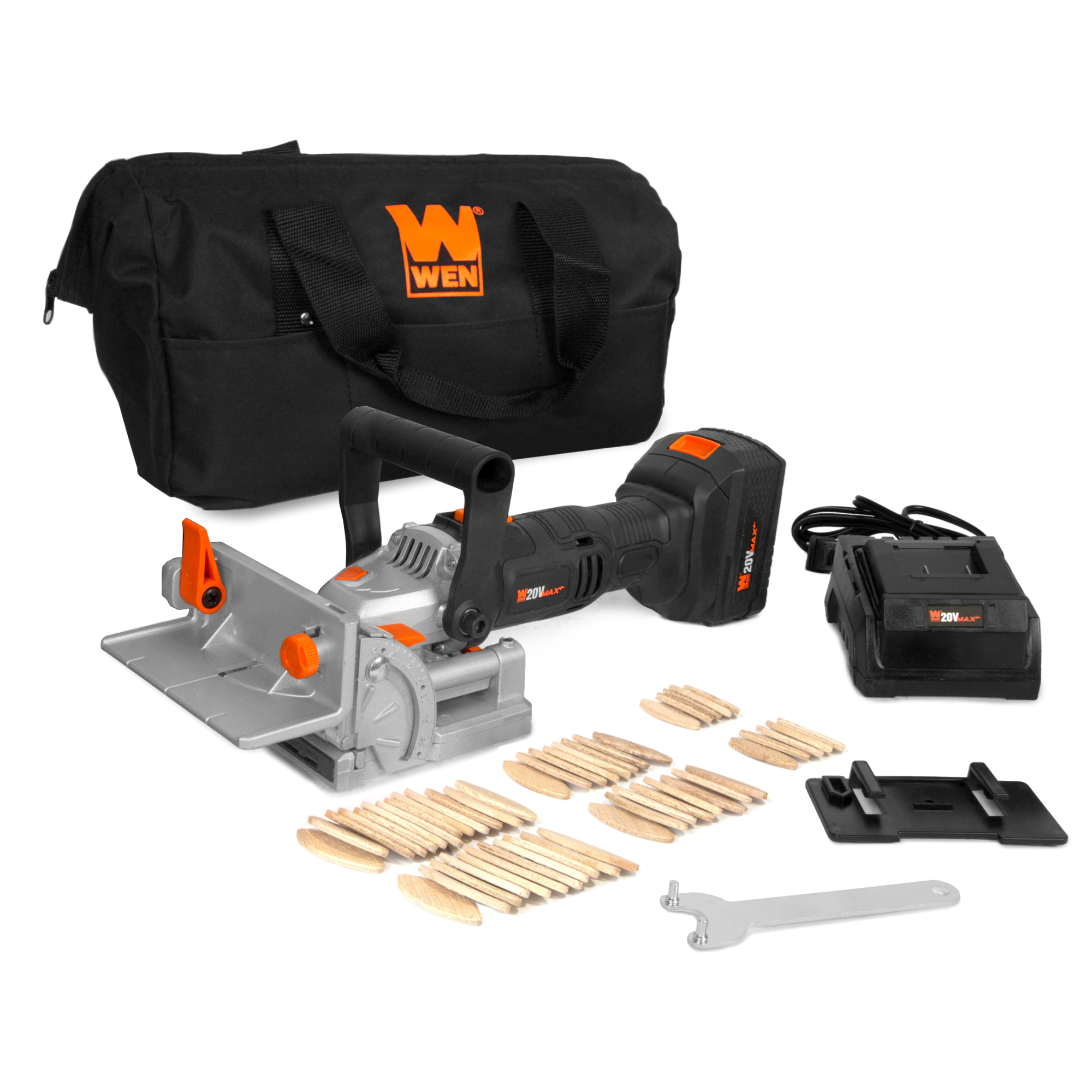 WEN, Cordless Plate and Biscuit Joiner Kit, Model 20648 Northern Tool